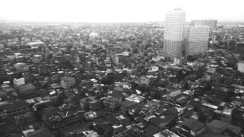 Aerial view of city
