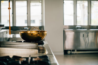 Close-up of food on table