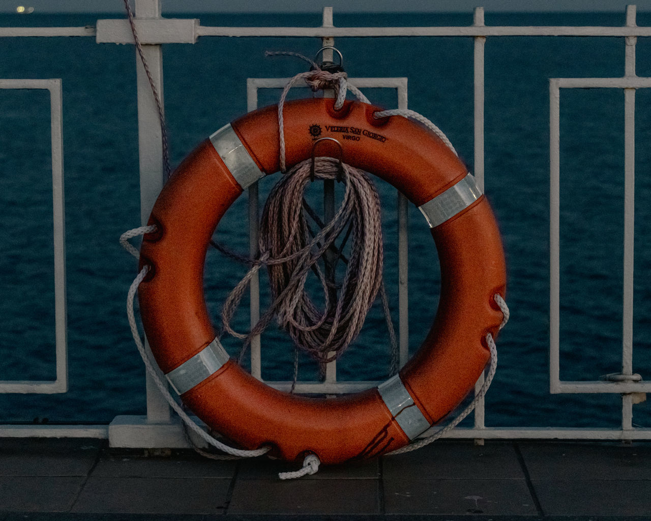 lifebuoy, life belt, rope, no people, hanging, security, water, protection, buoy, nautical vessel, day, circle, blue, ship, geometric shape, red, architecture, shape, sea, wood, transportation, outdoors