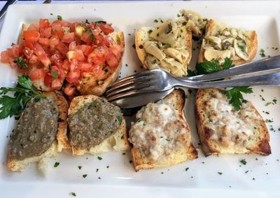 Close-up of food in plate