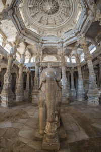 Statues in a temple