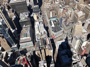 Aerial view of buildings in city