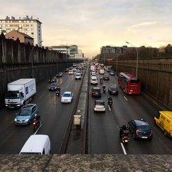 Traffic on road