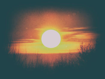 Scenic view of sunset