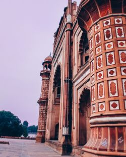 Low angle view of historical building against sky