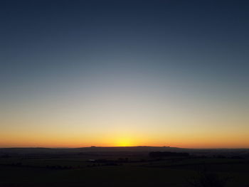 Scenic view of sky during sunset