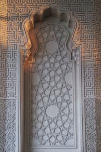 Close-up of ornate door