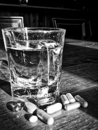 Close-up of drink on table