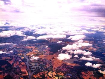 Scenic view of cloudy sky