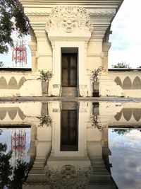 Low angle view of historical building
