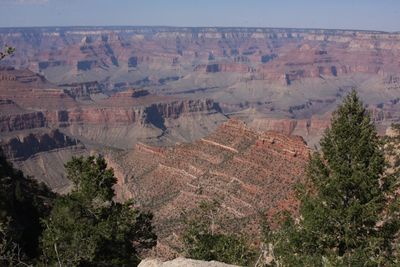 High angle view of a canyon