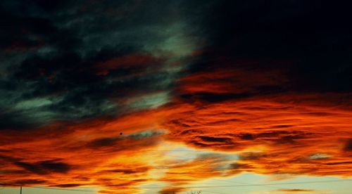 Scenic view of dramatic sky