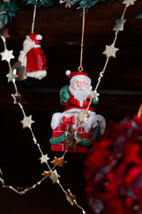 Close-up of christmas decoration