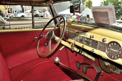 View of vintage car