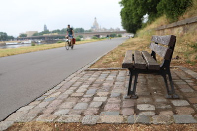 Bench in park