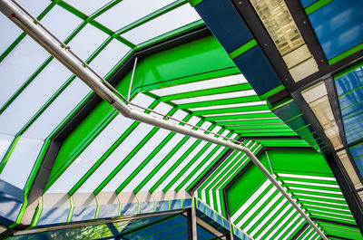 Low angle view of modern building against sky