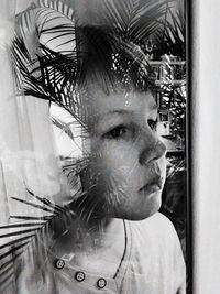 Portrait of young man looking away