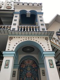 Low angle view of ornate building