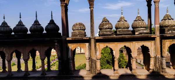 Panoramic view of historical building against sky