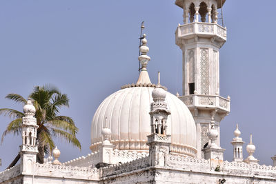 Low angle view of building against clear sky