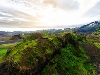 Scenic view of landscape against sky