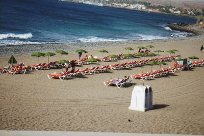 People at beach