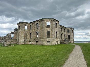 View of historic building against cloudy sky