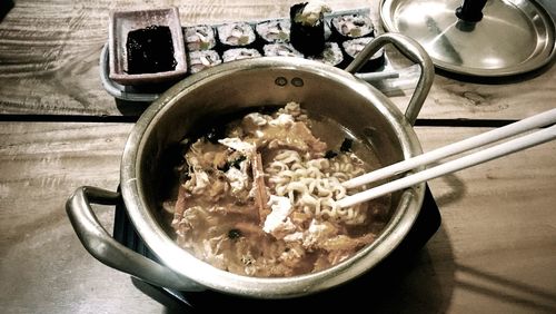Close-up of food in bowl