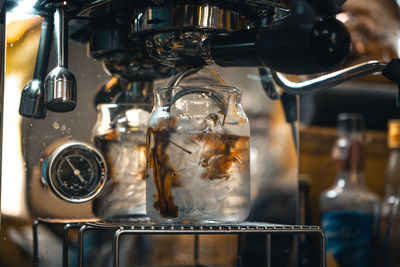 Close-up of coffee cups