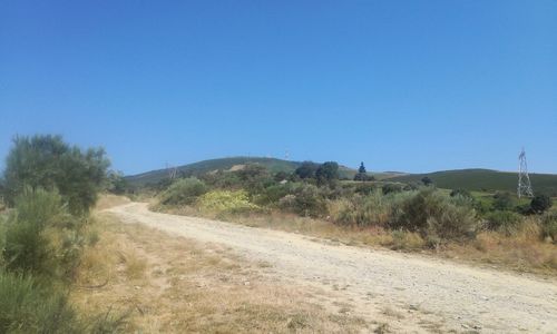 Road passing through landscape