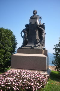 Statue of liberty against clear sky