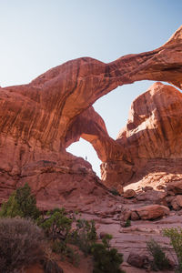 View of rock formation