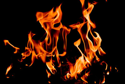 Close-up of fire