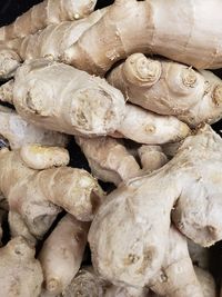 Full frame shot of onions for sale at market