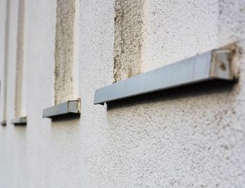 Close-up of white wall