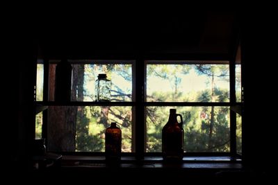 Silhouette of window