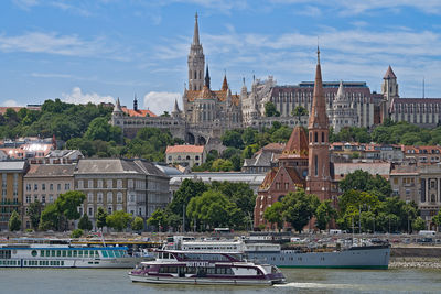 View of buildings in city