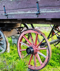 Old rusty wheel