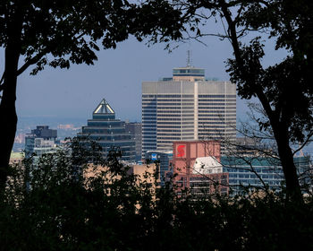 Low angle view of buildings against sky