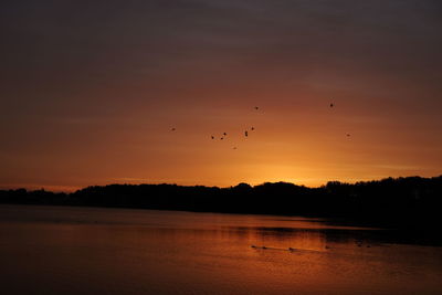 Scenic view of sunset sky