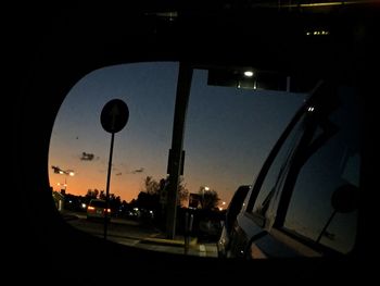 City street at night