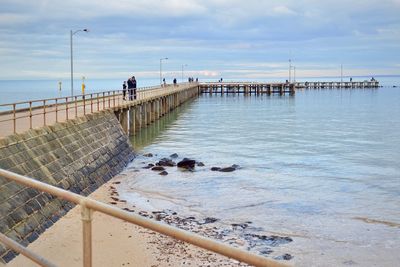 Pier in st. leonards, australia 