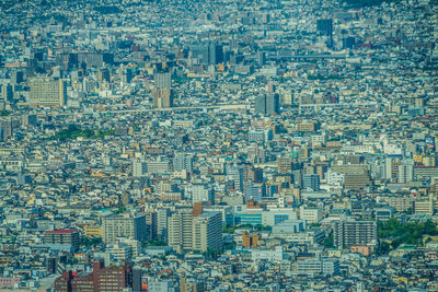 High angle view of cityscape