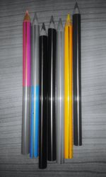 Close-up of multi colored pencils