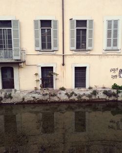 Low angle view of old building