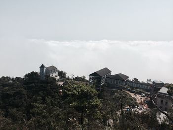 Buildings against the sky