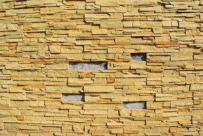 Full frame shot of brick wall