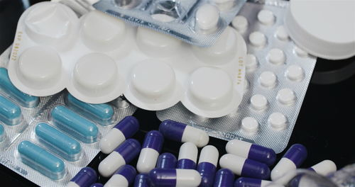 Close-up of pills