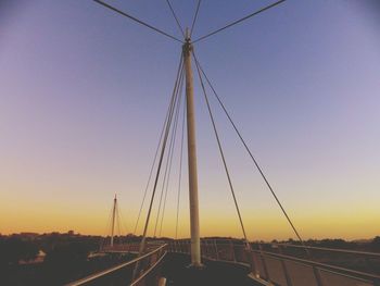 Road against sky during sunset