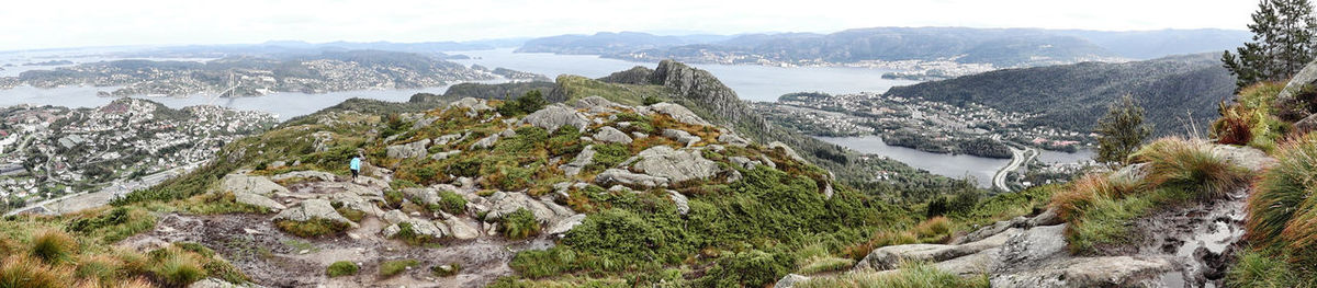 Scenic view of mountains